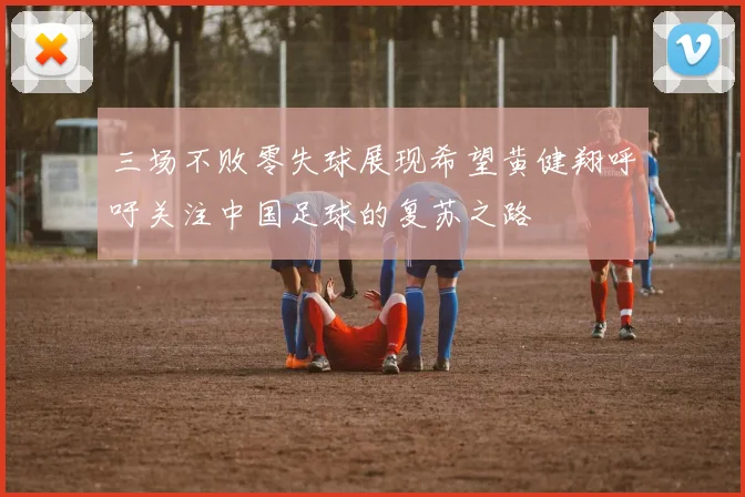 三场不败零失球展现希望黄健翔呼吁关注中国足球的复苏之路